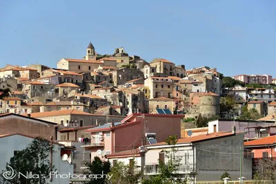 Scalea, Cosenza, Calabria, Southern Italy: panoramic view of the historic  town Stock Photo - Alamy