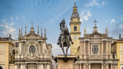 Turin italy aerial view hi-res stock photography and images - Alamy