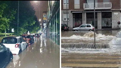Наводнение в Милане - причиной стали сильные дожди: фото, видео | Новости  Украины | LIGA.net