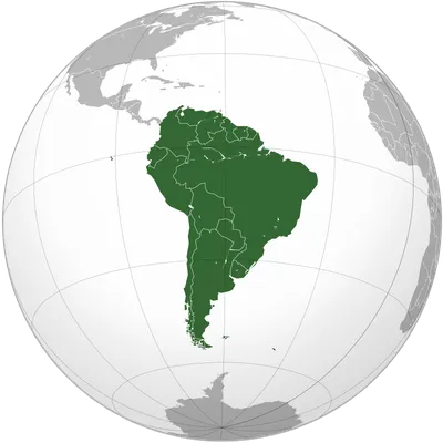 Страны и города мира: Настенная карта Южной Америки физическая /размер 105  х 150см