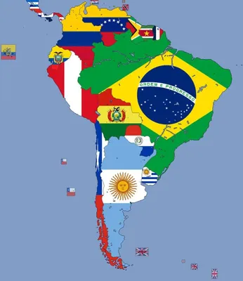 Создана новейшая карта Южной Америки -