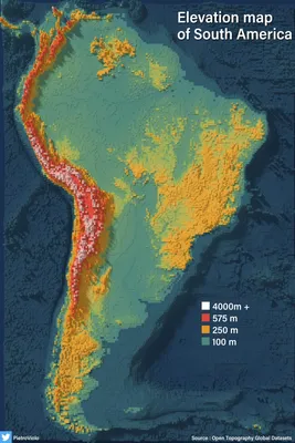 Парагвай на карте Южной Америки - карта Парагвай Южная Америка (Южная  Америка - Америка)