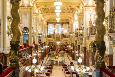 The Most Beautiful Café in the World - New York Café Budapest, Hungary