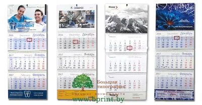 Календарь квартальный на 2024 настенный купить в Минске с доставкой