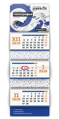 Настенные календари в Москве – заказать в типографии Плоттер-Плюс