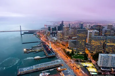 Сан-Франциско с высоты: жемчужина солнечной Калифорнии