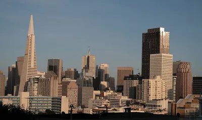 Фото калифорнии Сан-Франциско США мегаполиса Море Дома город