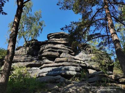 Шарташские каменные палатки в городе Екатеринбург