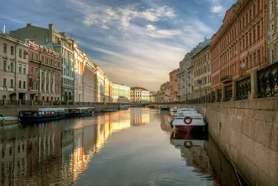 Каналы Санкт Петербурга, естественная …» — создано в Шедевруме