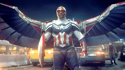 Фигурка Капитан Америка со сломанным щитом и мьёльниром (Captain America  with Broken Shield and Mjolnir (Vaulted)) — Funko POP
