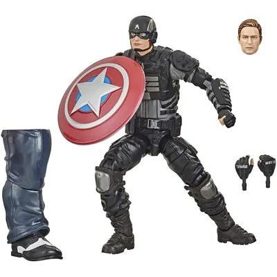 Купить фигурка Marvel Капитан Америка с аксессуарами, 25 см., F0775/F0722,  цены на Мегамаркет