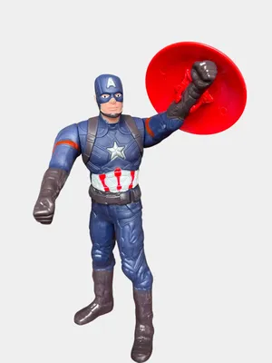 Светящаяся музыкальная игрушка с проекцией Капитан Америка оптом