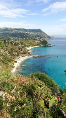 Premium Photo | Calabria coast with capo vaticano italy