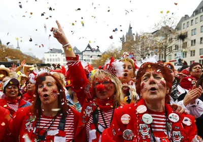 Ежегодный карнавал в Кёльне Fasching - Праздник