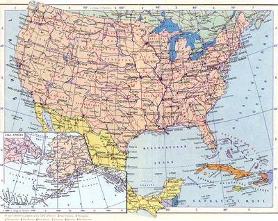 Сборник карт Америки различной тематики | Мир географических карт