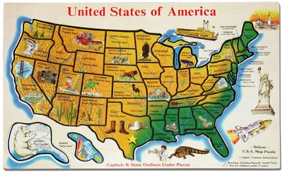 Карта США и Канады большая детальная политическая и красочные указатели  карты Иллюстрация вектора - иллюстрации насчитывающей нация, земля: 77322347