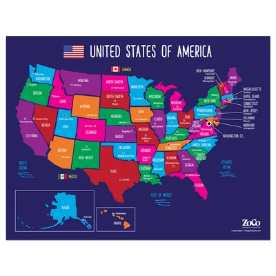 Экономическая карта США Америки (Учебный атлас мира, 1974). | Карта сша,  Карта, География