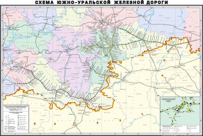 Челябинская область. Схема - Регионы - Каталог | Каталог векторных карт