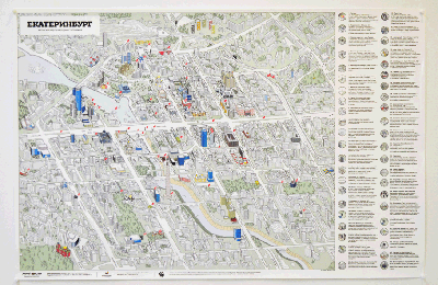 В Екатеринбурге тоже создали карту | Пикабу