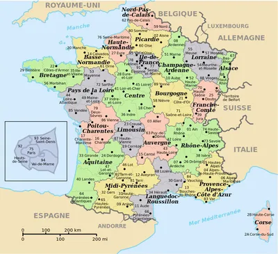 Карта Франции | Natalia Mashyanova | Дзен