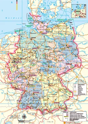 Религиозная карта Германии | Пикабу