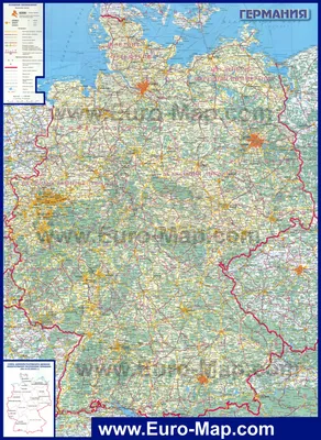 Подробная Карта Германии С Регионами Или Штатами И Городами Столицами  Национальным Флагом — стоковая векторная графика и другие изображения на  тему Германия - iStock