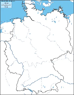 Гессен Карта Земли Германия Иллюстрация Силуэта Векторной Карты Изолирована  Карте Векторное изображение ©Dovla982 265528746