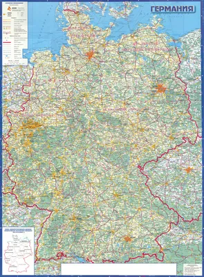 Контурные карты Германии | Есть идея!