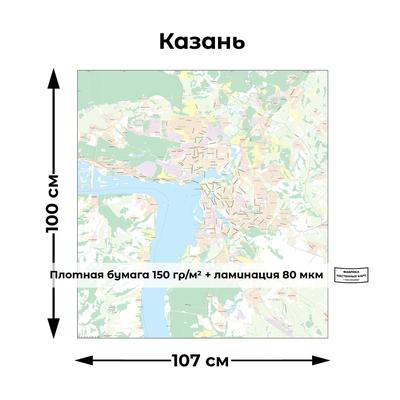 Карта: Осада и штурм Казани в 1552 году