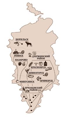 Карта Красноярского Края 150*75 - купить в ArtPinOk, цена на Мегамаркет