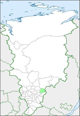 Эвенкийский - Этнические карты Красноярского края
