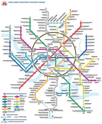 Карта метро Москвы (1 фото) | Екабу.ру - развлекательный портал