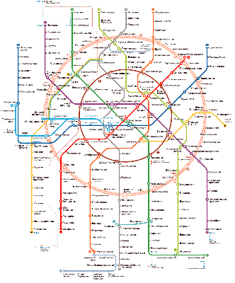 Карта Московского метро 2020. Подробная карта-схема метро Москвы - 2023