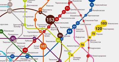 Карта метро Москвы - Sxemy.ru