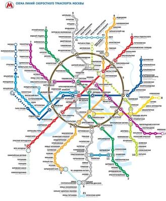Опубликована карта строящихся линий метро – Москва 24, 23.12.2014