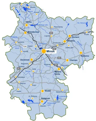 Карта Минска с улицами. Карта метро Минска на Туристер.ру