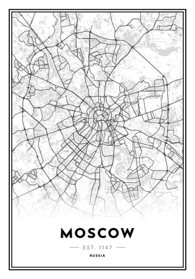 Векторная цветная карта Москвы. Все объекты: стоковая векторная графика  (без лицензионных платежей), 330874007 | Shutterstock