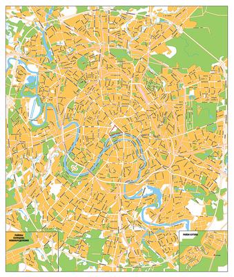 Большая подробная карта Москвы. Все дома и районы Москвы на карте. Все  автодороги Москвы на большой подробной карте | Raster Maps | Карты всего  мира в одном месте