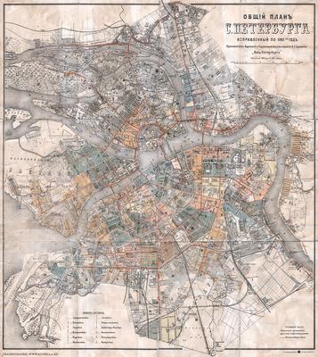 1901. Общий план Санкт-Петербурга | humus65 | Flickr