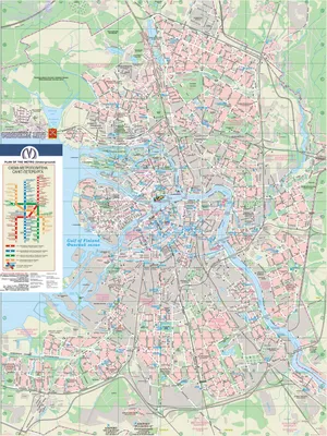 Карта Петербурга