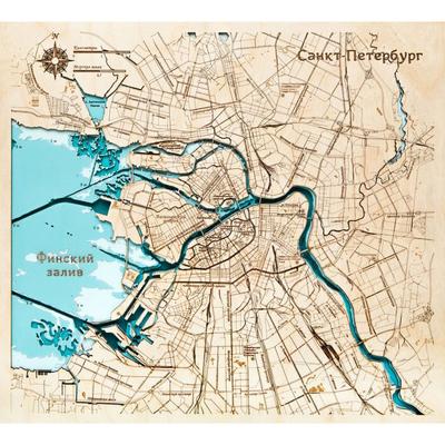 Карта Санкт-Петербурга. 1735 год – Маленькие истории
