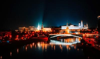 Москва-Сити. Ночь