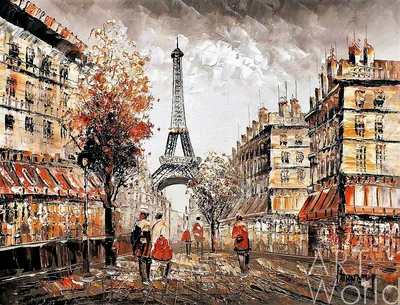 Картины Парижа фото