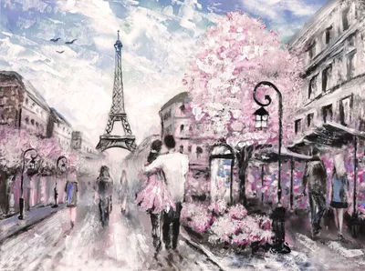 Картина на холсте \"Утро в Париже I\"