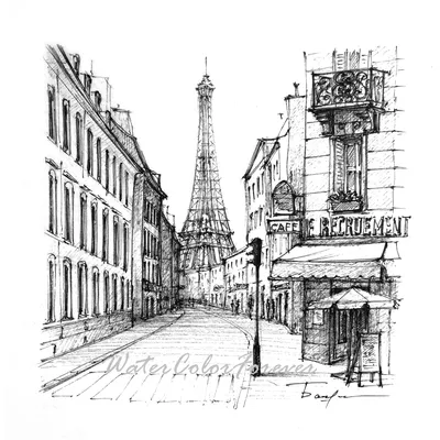Картина по номерам Яркий Париж (Brushme GX35814)