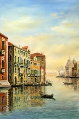 Картина маслом \"Днем в Венеции\" — В интерьер