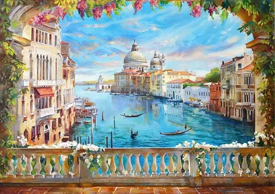 Картина Венеция ᐉ Яременко (Скрека) Александра ᐉ онлайн-галерея Molbert.
