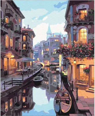 Картина маслом \"Летняя Венеция\" — В интерьер