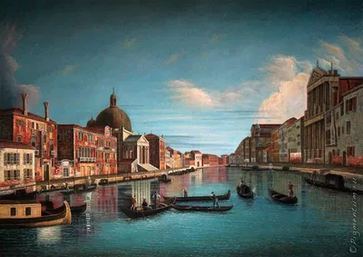 ᐉ Купить Картина по номерам Канал в Венеции BS7673 • цена 245 грн в Украине