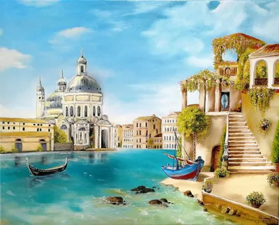 Купить картину Венеция за горизонтом в Москве от художника Герасименко  Наталья